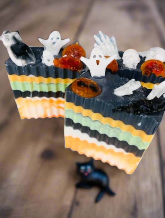 Haunted Candy Corn loaf