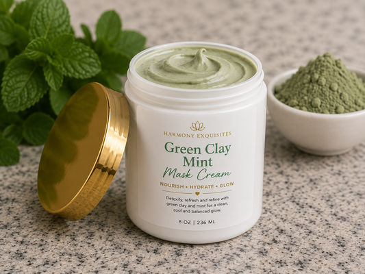 Green Clay Mint Mask Cream (Sample)