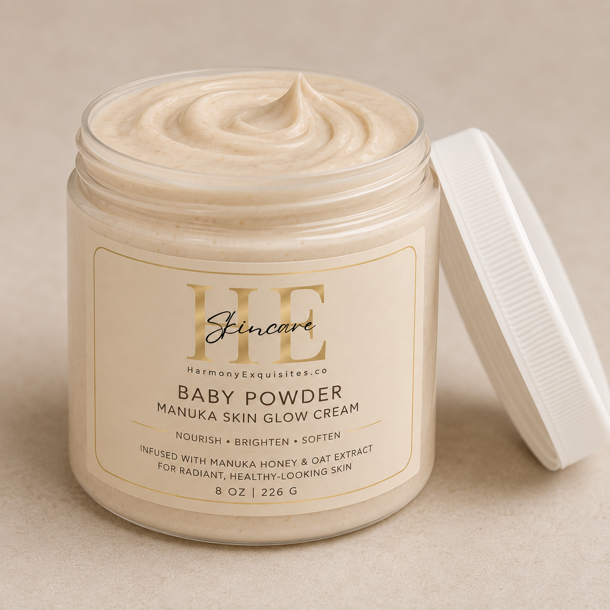 Baby Powder Manuka Skin Glow Cream 8(oz)