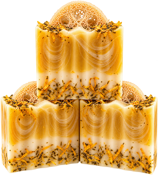 Honey Calendula Loofah (sample)